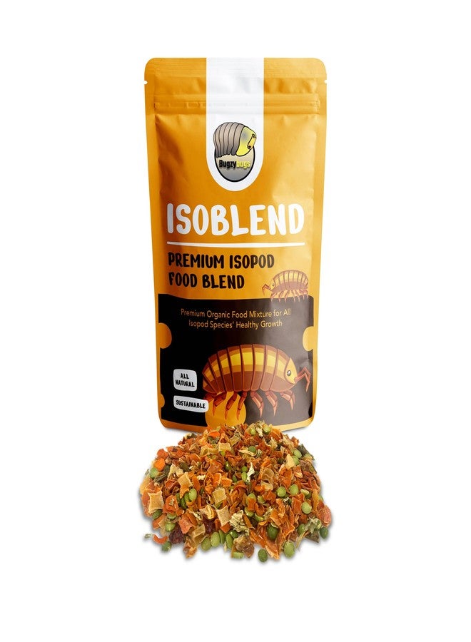 Bugzy Bugs Isoblend Premium Isopod Food Feed Mix All Natural Vegetable Dry Blend for Insects Reptiles Feeders Invertebrates - Image 1